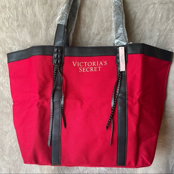 Victoria's Secret Red Tote Bag - Picture 3 of 11